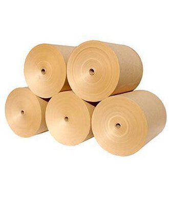 Bobinas de papel marrón para corrugar