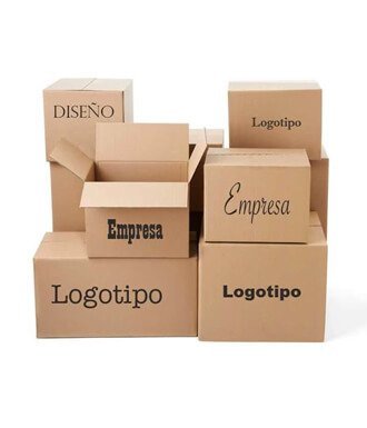 Cajas de cartón corrugado impresas y troqueladas